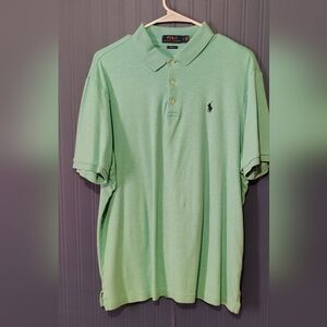 Ralph Lauren Men's Mint Green Polo Shirt